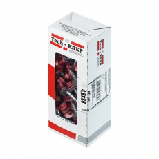 Саморез КР св. 4,8х28 RAL-3005 (винно-красный) (60 шт) - коробка с ок ( 0,32 кг) | 125551 | Tech-KREP