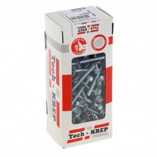 Саморез КР ZP св. 5,5х51 (60 шт) - коробка с окном ( 0,593 кг) | 124629 | Tech-KREP