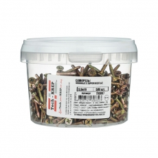 Саморезы оконные с буром 3,9х19 желтые (500 шт) - ведро мал ( 0,658 кг) | 116807 | Tech-KREP