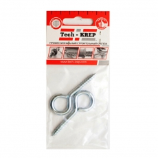 Шуруп-кольцо 4,0х40 (2шт) - пакет | 130169 | Tech-KREP