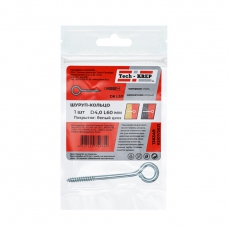 Шуруп-кольцо 4,0х60 (1шт) - пакет | 136349 | Tech-KREP