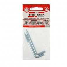 Шуруп-костыль 6,0х60 (2шт) - пакет | 126735 | Tech-KREP