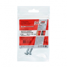 Болт DIN 571 сантехнический оцинк 6х100 (2 шт) - пакет ( 0,037 кг) | 103878 | Tech-KREP