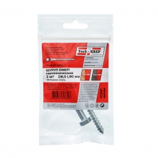 Болт DIN 571 сантехнический оцинк 8х90 (2 шт) - пакет ( 0,057 кг) | 102591 | Tech-KREP