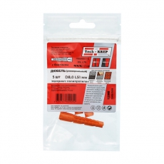 Дюбель универсальный 8х52 с бортиком (5 шт) - пакет ( 0,011 кг) | 112948 | Tech-KREP