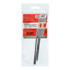Саморез ШСГД 4,8х110 (3 шт) - пакет ( 0,028 кг) | 117918 | Tech-KREP