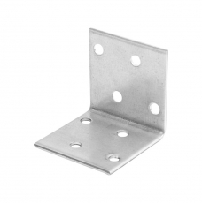 Уголок крепежный равносторонний 20х40х40x2, оцинкованный - накл. | 126387 | Tech-KREP