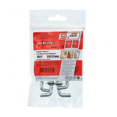 Анкер (дюбель) Молли W (с крюком) М6х52 (4 шт) - пакет ( 0,104 кг) | 112289 | Tech-KREP