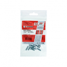 Винт DIN965 с потайной головкой оцинк. М5х16 (18 шт) - пакет ( 0,048 кг) | 102993 | Tech-KREP