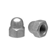 Гайка DIN1587 колпачковая оцинк. М12 (4 шт) - пакет ( 0,087 кг) | 112275 | Tech-KREP