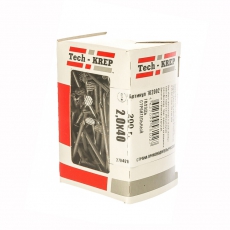 Гвоздь строительный 2,0х40 (200 г) - коробка с окном | 102002 | Tech-KREP