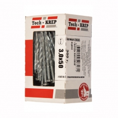 Гвоздь винтовой оцинк. 3,0х50 (300 г) - коробка | 124585 | Tech-KREP