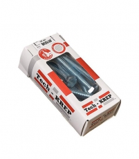 Болт DIN933 с шестигранной головкой оцинк. М12х90 (10 шт) - коробка с ок. Tech-K ( 0,841 кг) | 126532 | Tech-KREP