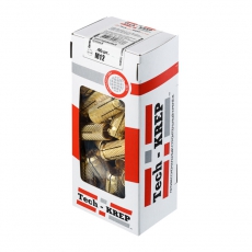 Анкер забиваемый латунный М12 (40 шт) - коробка ( 1,710 кг) | 140601 | Tech-KREP