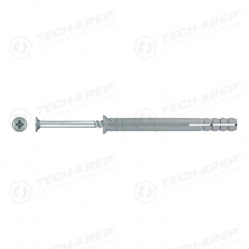 Дюбель-гвоздь полипропилен SM-L 8х80 пот. манжета (50 шт) - коробка ( 0,542 кг) | 130166 | Tech-KREP