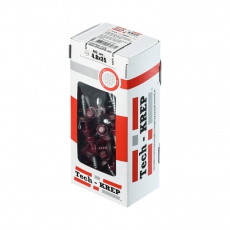 Саморез КР св. 4,8х35 RAL-3005 (винно-красный) (60 шт) - коробка с ок ( 0,369 кг) | 125552 | Tech-KREP