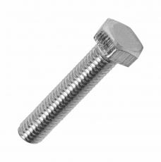 Болт DIN933 с шестигранной головкой 10х50 нерж.ст. A2 (2 шт.) - пакет | 141707 | Tech-KREP