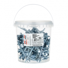 Саморез КР ZP св. 4,8х76 (100 шт) - ведро ( 0,858 кг) | 104749 | Tech-KREP