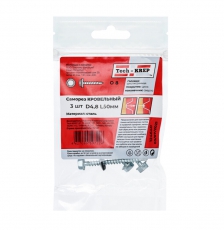 Саморез КР ZP св. 4,8х50 (3 шт) - пакет ( 0,028 кг) | 124640 | Tech-KREP