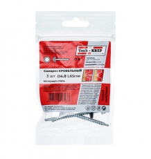 Саморез КР ZP св. 4,8х65 (3 шт) - пакет ( 0,028 кг) | 124641 | Tech-KREP