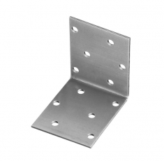 Уголок крепежный равносторонний 60х60х60x2, оцинкованный - накл. | 126383 | Tech-KREP