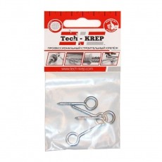 Шуруп-кольцо 3,5х30 (4шт) - пакет | 103893 | Tech-KREP