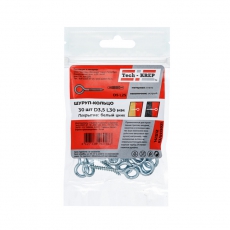 Шуруп-кольцо 3,5х30 (30шт) - пакет | 141512 | Tech-KREP