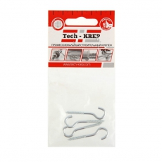 Шуруп-полукольцо 3,5х40(45) (4шт) - пакет | 113134 | Tech-KREP