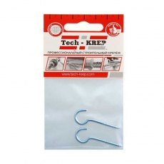 Шуруп-полукольцо 5,0х40 (2шт) - пакет | 126736 | Tech-KREP