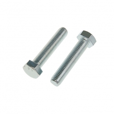 Болт DIN933 с шестигранной головкой оцинк. М20х70 (1 шт) - пакет ( 0,228 кг) | 112241 | Tech-KREP