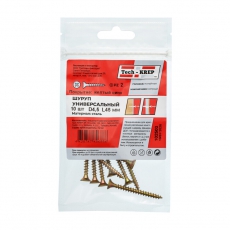 Саморез ШУж 4,5х45 пот. гол. (10 шт) - пакет ( 0,034 кг) | 102503 | Tech-KREP