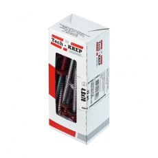 Саморез КР св. 4,8х70 RAL-3005 (винно-красный) (30 шт) - коробка ( 0,277 кг) | 125554 | Tech-KREP