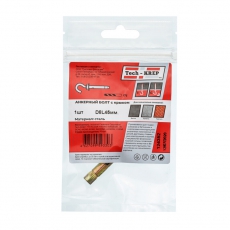 Анкерный болт с крюком 8х45 (1 шт) - пакет ( 0,027 кг) | 124352 | Tech-KREP