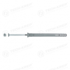 Дюбель-гвоздь полипропилен пот. SM-L 6x80 (1000шт) - накл. ( 6,600 кг) | 125227 | Tech-KREP