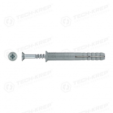 Дюбель-гвоздь полипропилен пот. SM-L 8х60 (500шт) - накл. ( 3,875 кг) | 125228 | Tech-KREP