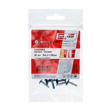 Саморез ШСММ 4,2х16 син. KP RAL 5010 (20 шт) - пакет ( 0,036 кг) | 125520 | Tech-KREP