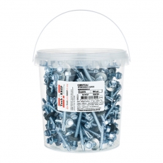 Саморез КР ZP св. 5,5х76 (100 шт) - ведро ( 1,275 кг) | 104756 | Tech-KREP