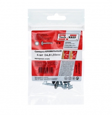 Саморез КР ZP св. 4,8х35 (4 шт) - пакет ( 0,028 кг) | 124639 | Tech-KREP