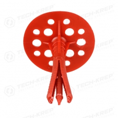 Дюбель для теплоизоляции с пласт. гвоздём 10х90 (250 шт) - коробка ( 3,233 кг) | 130113 | Tech-KREP