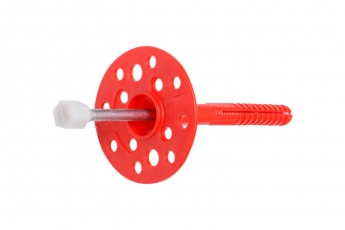 Дюбель для теплоизоляции 8х120 с металлическим гвоздём с термоголовой (250 шт.) ( 5,093 кг) | 130099 | Tech-KREP