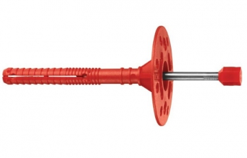 Дюбель для теплоизоляции 8х140 с металлическим гвоздём с термоголовой (250 шт.) ( 5,474 кг) | 130098 | Tech-KREP