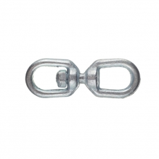 Вертлюг петля-петля оцинк. 6мм (1 шт) - ярлык ( 0,105 кг) | 112752 | Tech-KREP