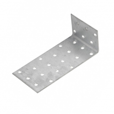 Уголок крепежный анкерный 80х120х40х2, оцинкованный - накл. | 126672 | Tech-KREP