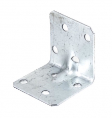 Уголок крепежный усиленный 40х40х40х1,5, оцинкованный - накл. | 124409 | Tech-KREP