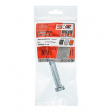 Анкерный болт с гайкой 12х200 (1 шт) - пакет ( 0,151 кг) | 124332 | Tech-KREP