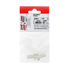 Болт DIN933 М8х16 полиамид (2 шт)- пакет ( 0,011 кг) | 144197 | Tech-KREP