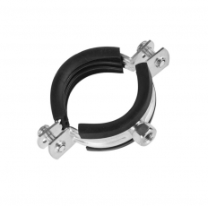 Хомут с резиновым уплотнителем и гайкой (3/4) 25-28мм- ярлык | 136965 | Tech-Krep