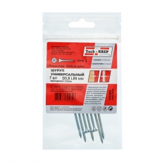 Саморез ШУц 3,5х50 пот. гол. (7 шт) - пакет ( 0,017 кг) | 102423 | Tech-KREP
