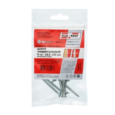 Саморез ШУц 4,5х50 пот. гол. (10 шт) - пакет ( 0,036 кг) | 102441 | Tech-KREP