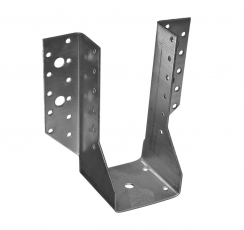 Опора бруса раскрытая 165х75х51х2, оцинкованная - накл. | 126661 | Tech-KREP